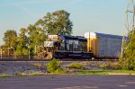 NS SD40-2 Locomotive in the yard